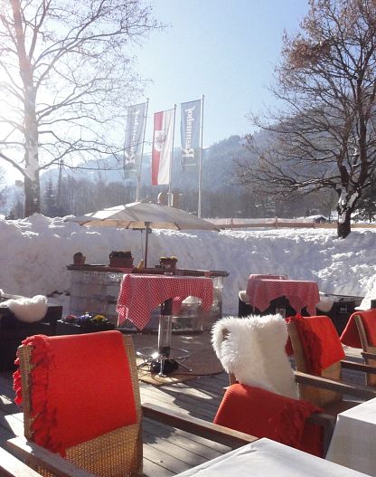 Sun terrace in Kitzbühel